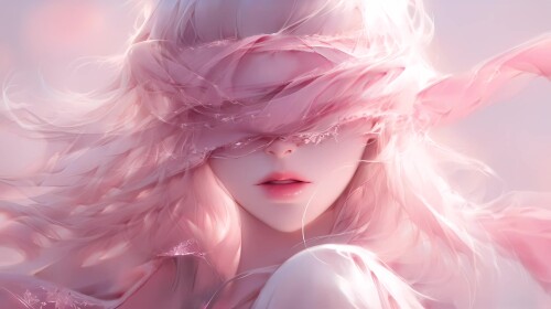[动态壁纸]蒙眼少女