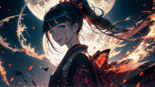 [动态壁纸]月亮Girl